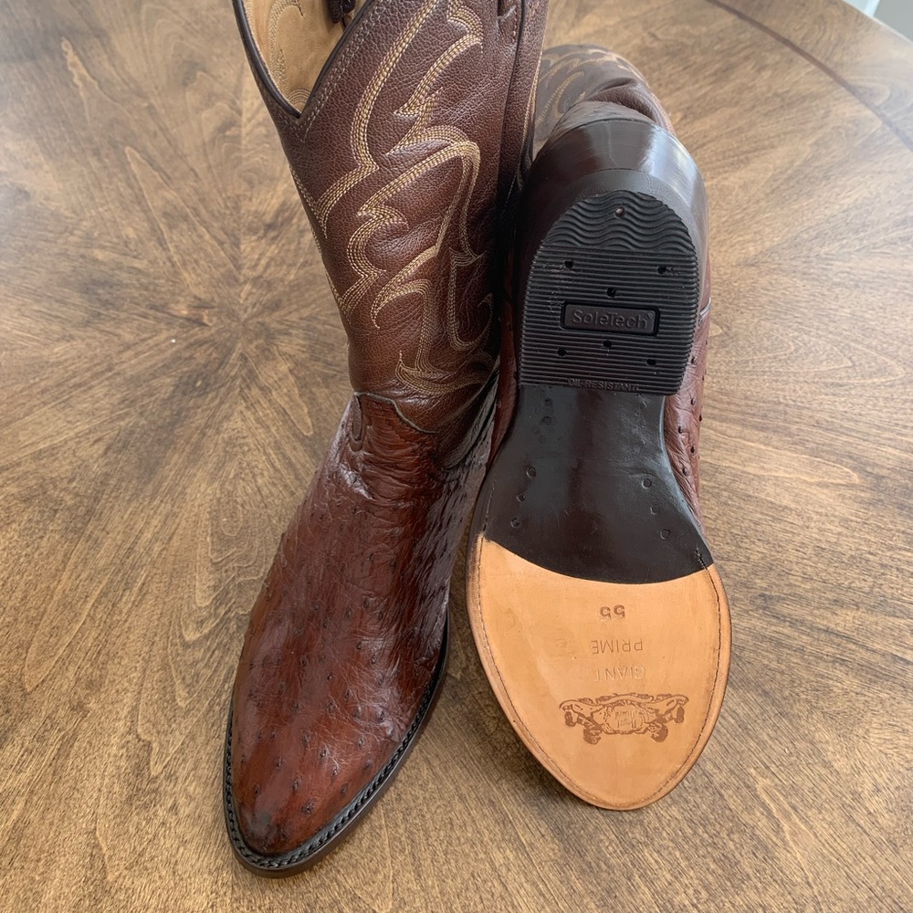 Tony Lama Full Quill Ostrich Boot Mens 11